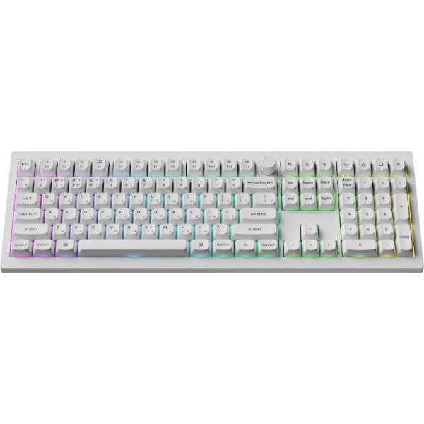Фото - Клавіатура бездротова Keychron V6 Ultra Red Switch White RGB (V6U-F1-UA)